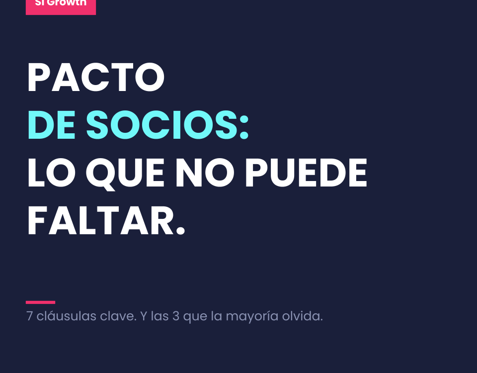 Lo que no puede faltar en un pacto de socios